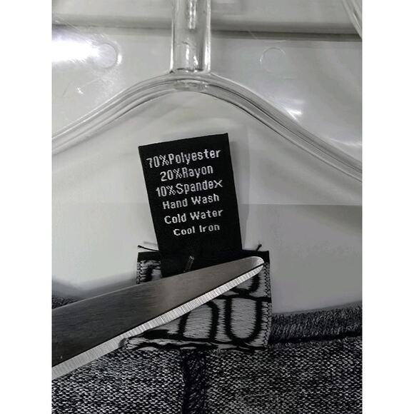 Clara Sun Woo 3D Waves Blue Soft Scoop Pullover Boutique Oversized Dolman XS - Picture 6 of 7